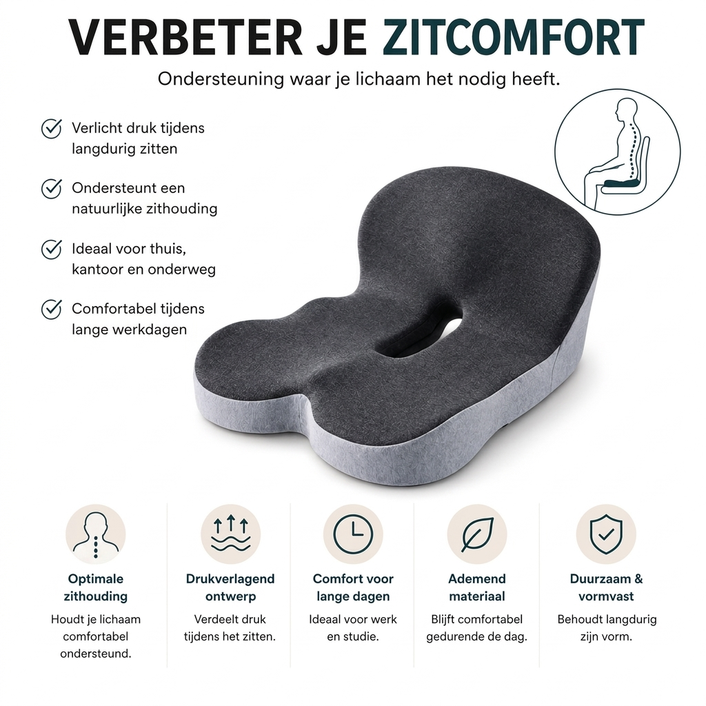 Fysora™ Orthopedisch Zitkussen