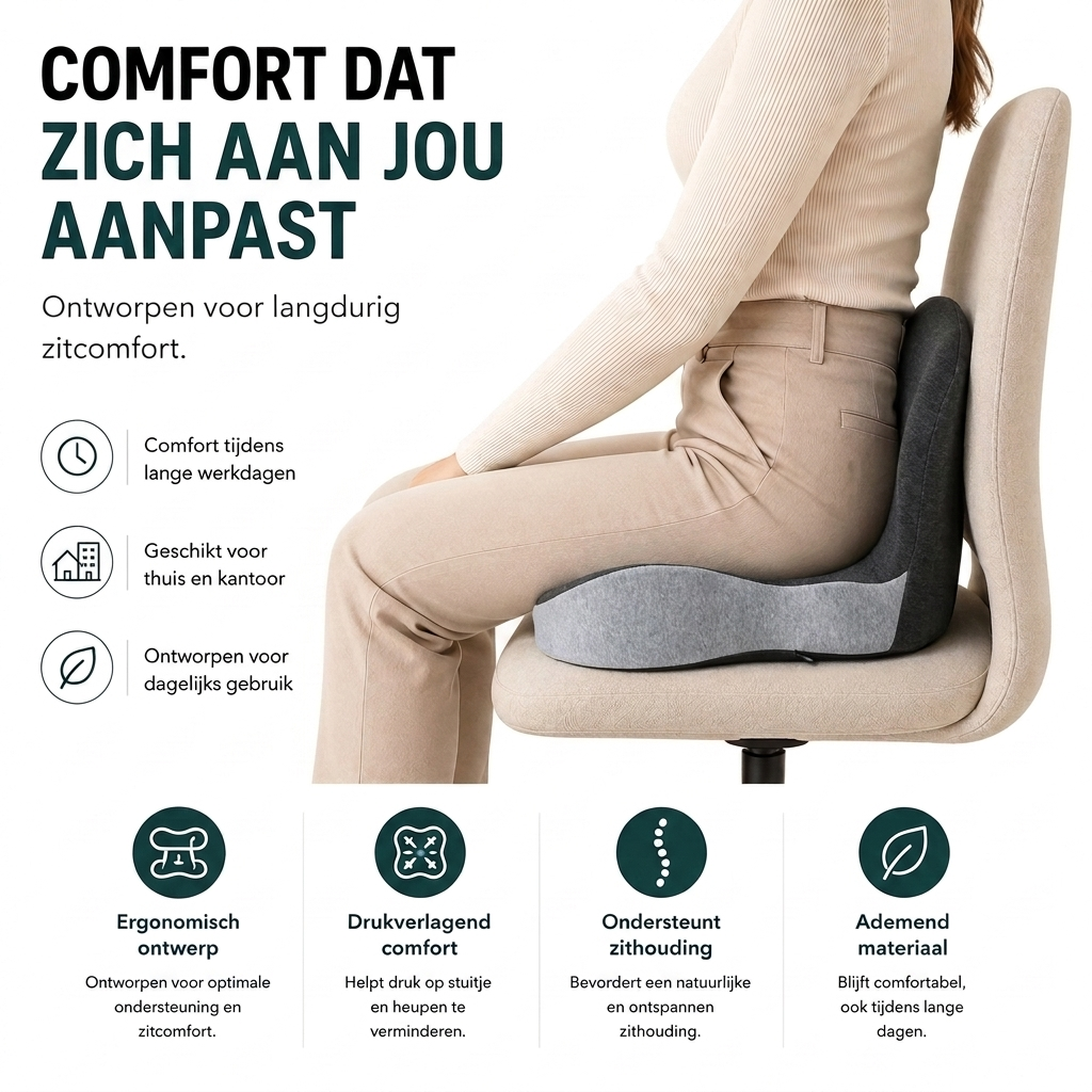 Fysora™ Orthopedisch Zitkussen